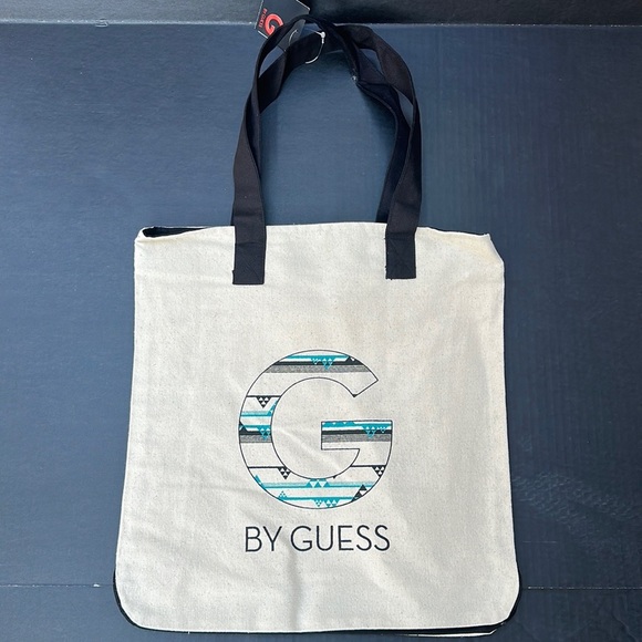 New G BY GUESS Canvas Everyday Tote - Picture 1 of 5